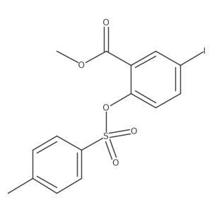 Methyl 5-iodo-2-[(4-methylbenzenesulfonyl)oxy]benzoate Structure