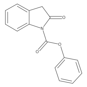 Phenyl 2-oxoindoline-1-carboxylate结构式