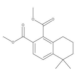 Dimethyl 5,5-dimethyl-5,6,7,8-tetrahydro-1,2-naphthalenedicarboxylate Structure