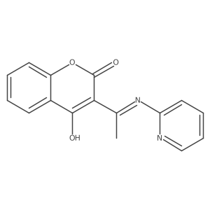 3-[(2-Pyridylamino)ethylidene]benzo[b]pyran-2,4-dione Structure