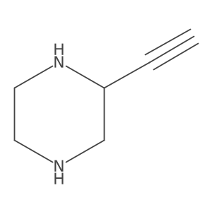 2-Ethynylpiperazine结构式