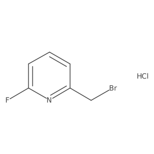 2-(Bromomethyl)-6-fluoropyridine hydrochloride Structure