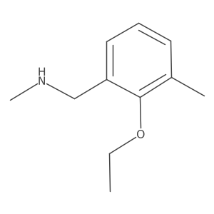 1-(2-ethoxy-3-methylphenyl)-N-methylmethanamine Structure