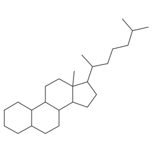 19-Nor-5I+/-lpha-cholestane结构式