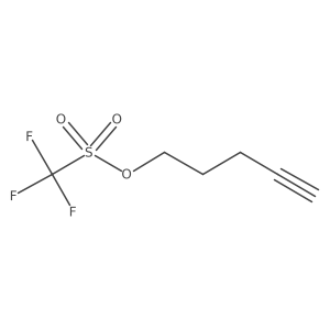 Pent-4-ynyl trifluoromethanesulfonate Structure