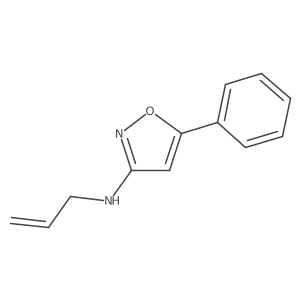 5-Phenyl-N-2-propen-1-yl-3-isoxazolamine Structure