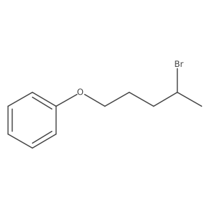 ((4-Bromopentyl)oxy)benzene Structure