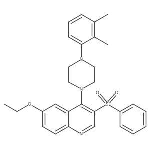 3-(Benzenesulfonyl)-4-[4-(2,3-dimethylphenyl)piperazin-1-yl]-6-ethoxyquinoline Structure