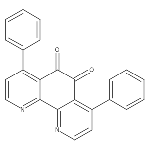 4,7-Diphenyl-1,10-phenanthroline-5,6-dione Structure