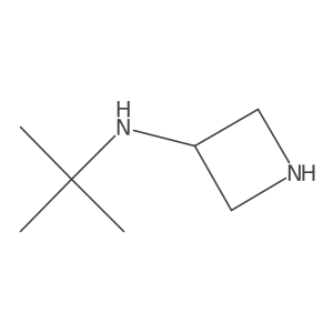 N-(tert-butyl)azetidin-3-amine Structure