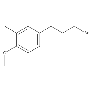 4-(3-Bromopropyl)-1-methoxy-2-methylbenzene Structure