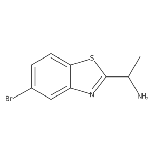 5-Bromo-I+/--methyl-2-benzothiazolemethanamine结构式