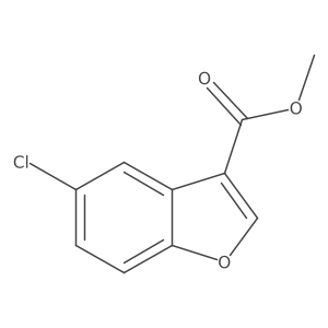 Methyl 5-chlorobenzofuran-3-carboxylate Structure