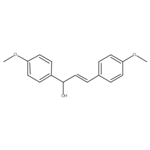 (E)-1,3-Bis(4-methoxyphenyl)-2-propen-1-ol结构式