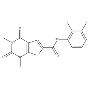 N-(2,3-dimethylphenyl)-1,3-dimethyl-2,4-dioxo-1,2,3,4-tetrahydrothieno[2,3-d]pyrimidine-6-carboxamide Structure