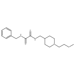 N1-benzyl-N2-((1-(2-methoxyethyl)piperidin-4-yl)methyl)oxalamide Structure