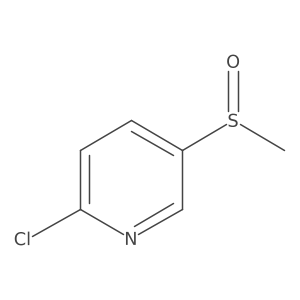 2-Chloro-5-methanesulfinylpyridine结构式