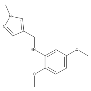 N-(2,5-Dimethoxyphenyl)-1-methyl-1H-pyrazole-4-methanamine Structure