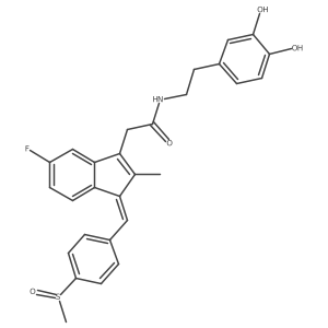 C28H26Fno4S结构式
