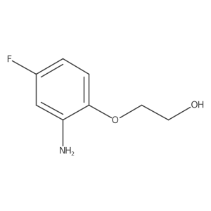2-(2-Amino-4-fluorophenoxy)ethan-1-OL结构式