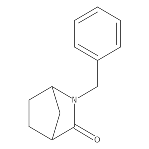 (1S,4R)-2-benzyl-2-azabicyclo[2.2.1]heptan-3-one Structure