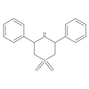 3,5-Diphenylthiomorpholine 1,1-dioxide Structure
