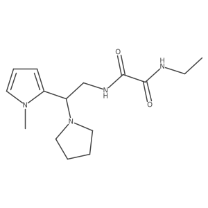 N1-ethyl-N2-(2-(1-methyl-1H-pyrrol-2-yl)-2-(pyrrolidin-1-yl)ethyl)oxalamide Structure