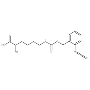 H-L-Lys(2-N3-Z)-OH结构式