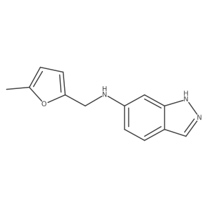 N-[(5-methylfuran-2-yl)methyl]-2H-indazol-6-amine结构式