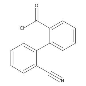 2-(2-Cyanophenyl)benzoyl chloride Structure