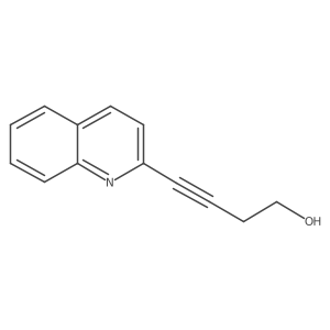 4-(Quinolin-2-yl)but-3-yn-1-ol Structure