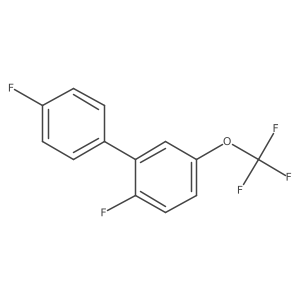 1-Fluoro-2-(4-fluorophenyl)-4-(trifluoromethoxy)benzene Structure