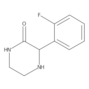 (R)-3-(2-Fluorophenyl)piperazin-2-one Structure
