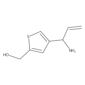 2-Thiophenemethanol, 4-(1-amino-2-propen-1-yl)-结构式