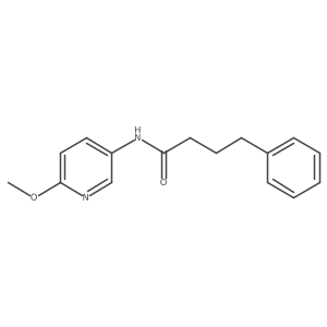 N-(6-methoxypyridin-3-yl)-4-phenylbutanamide Structure
