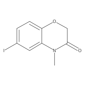 6-Iodo-4-methyl-2h-1,4-benzoxazin-3(4h)-one Structure