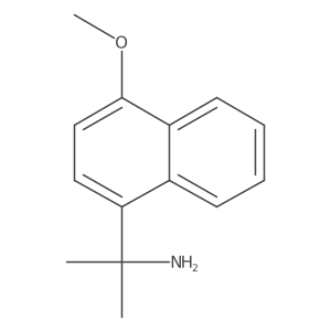 2-(4-Methoxynaphthalen-1-yl)propan-2-amine Structure
