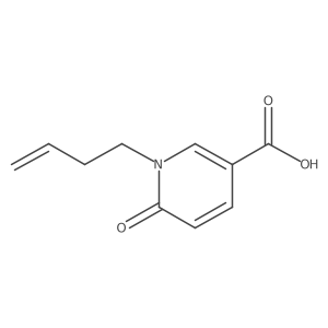 1-(But-3-en-1-yl)-6-oxo-1,6-dihydropyridine-3-carboxylic acid结构式