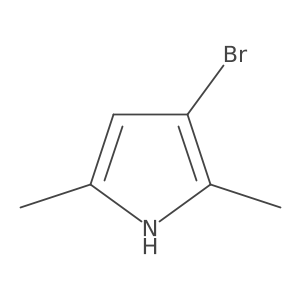 3-bromo-2,5-dimethyl-1H-pyrrole Structure