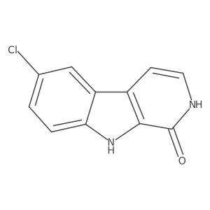 6-Chloro-2,9-dihydro-1H-pyrido[3,4-b]indol-1-one Structure