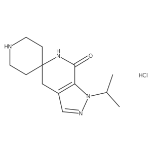 1'-Isopropyl-4',6'-dihydrospiro[piperidine-4,5'-pyrazolo[3,4-c]pyridin]-7'(1'H)-one hydrochloride结构式