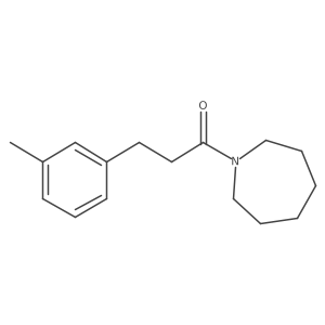 1-Propanone, 1-(hexahydro-1H-azepin-1-yl)-3-(3-methylphenyl)- Structure