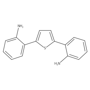 2,2'-(Thiophene-2,5-diyl)dianiline结构式