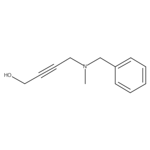 4-(Benzyl(methyl)amino)but-2-YN-1-OL结构式