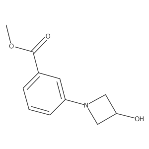 Methyl 3-(3-hydroxyazetidin-1-yl)benzoate Structure