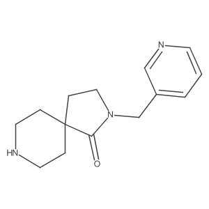 2-(Pyridin-3-ylmethyl)-2,8-diazaspiro[4.5]decan-1-one Structure