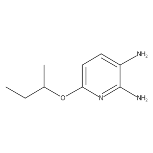 6-(Butan-2-yloxy)pyridine-2,3-diamine Structure