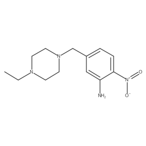 5-[(4-Ethyl-1-piperazinyl)methyl]-2-nitrobenzenamine结构式