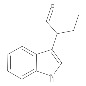 2-(1H-indol-3-yl)butanal Structure
