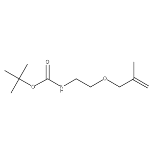 tert-butyl N-{2-[(2-methylprop-2-en-1-yl)oxy]ethyl}carbamate Structure